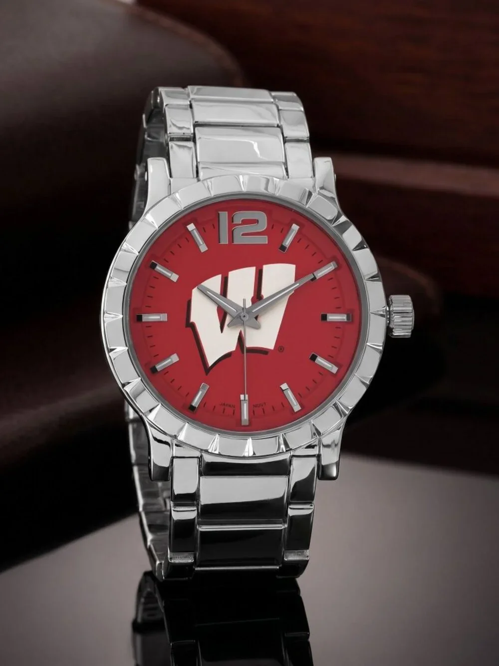 Wisconsin Badgers Collegiate Steel Watch